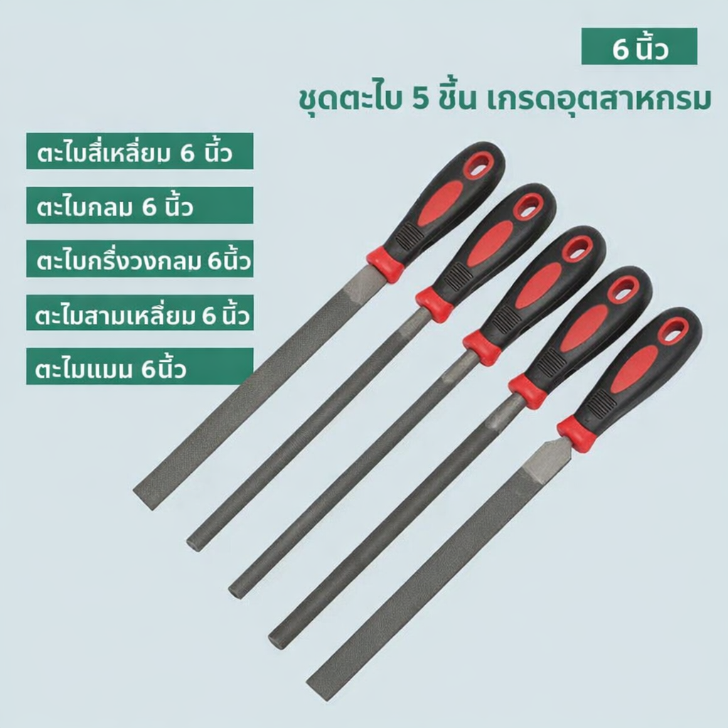 ชุดตะไบขัด 5 ชิ้น