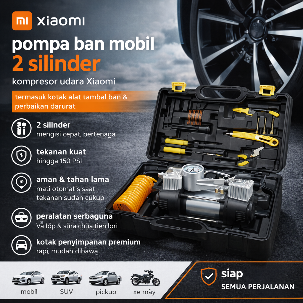 Pompa Angin Elektrik Premium